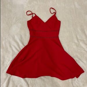 Altar’d State Red Skater Mini Dress Size S
